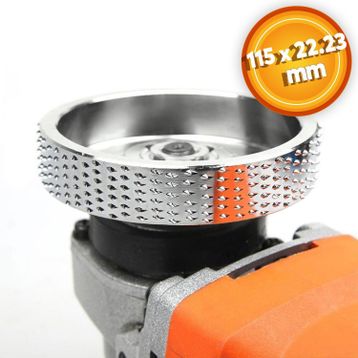Badem10 115 mm Rodex Taşlama Törpüleme Oyma Eğe Diski Ahşap Kesici