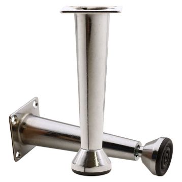 Badem10 12 cm Krom Ayarlanabilir Mobilya Ayağı