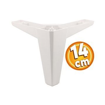 Badem10 14 cm Sedir Lüks Mobilya Kanepe Sehpa Beyaz Baza TV Ünitesi Koltuk Ayağı