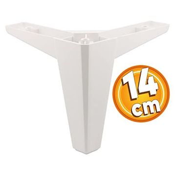 Badem10 14 cm Sedir Lüks Mobilya Kanepe Sehpa Beyaz Baza TV Ünitesi Koltuk Ayağı
