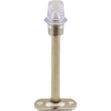 Badem10 15 cm Krom Metal Vidalı Silikonlu Kapı Stoperi