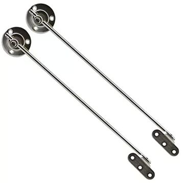 Badem10 25 cm 1 Çift Nikel Metal Sessiz Açma Kapama Amortisör Piston