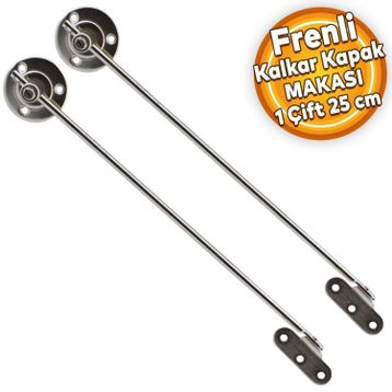 Badem10 25 cm 1 Çift Nikel Metal Sessiz Açma Kapama Amortisör Piston