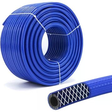 Badem10 40 Metre Çelik Kompresör 8 mm Thermo Hortum Mavi Hava Hortumu