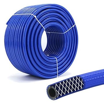 Badem10 40 Metre Çelik Kompresör 8 mm Thermo Hortum Mavi Hava Hortumu