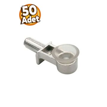 Badem10 50 Adet Raf Pimi Vantuzlu Cam Ahşap Metal Raf Tutucu Çivisi Mobilya Dolap Pimi