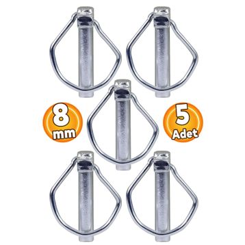 Badem10 5x8 mm Çelik Traktör Pimi