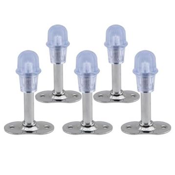 Badem10 8 cm Krom Metal Silikonlu Kapı Stoperi