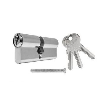 Badem10 90 mm 3 Anahtarlı Hok Kapı Göbeği Silindir Barel