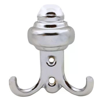 Badem10 As Büyük Sarıklı Krom Metal Vestiyer Duvar Dolap Elbise Askılığı
