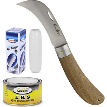 Badem10 Aşı Bıçağı+Aşı Macunu+Aşı Bandı 3'lü Aşı Bıçağı Seti