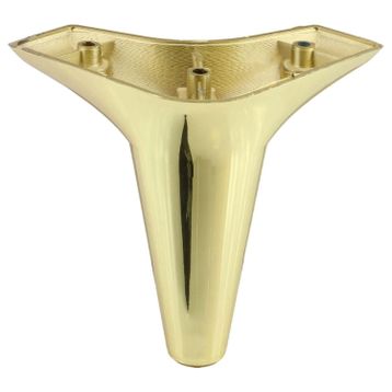 Badem10 Aspen Gold Altın Renk 12 cm Mobilya Kanepe Sehpa TV Ünitesi Baza Koltuk Ayağı