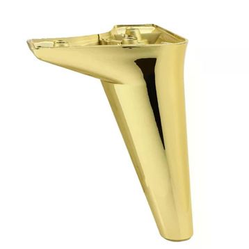 Badem10 Aspen Gold Altın Renk 24 cm Mobilya Kanepe Sehpa TV Ünitesi Baza Koltuk Ayağı