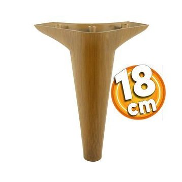 Badem10 Aspen Lüks 18 cm Kahverengi Baza Mobilya Kanepe Sehpa TV Ünitesi Koltuk Ayağı
