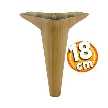 Badem10 Aspen Lüks 18 cm Kahverengi Baza Mobilya Kanepe Sehpa TV Ünitesi Koltuk Ayağı