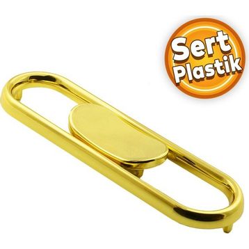 Badem10 Büyük Trend Düğme Çekmece Dolap Kapak Plastik Gold Altın 32 mm Kulp