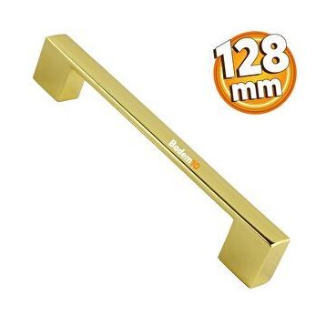 Badem10 Gölcük Mobilya Mutfak Dolabı Çekmece Dolap Kapak Altın Gold 128 mm Metal Kulp