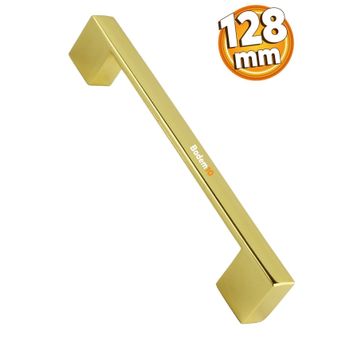 Badem10 Gölcük Mobilya Mutfak Dolabı Çekmece Dolap Kapak Altın Gold 128 mm Metal Kulp