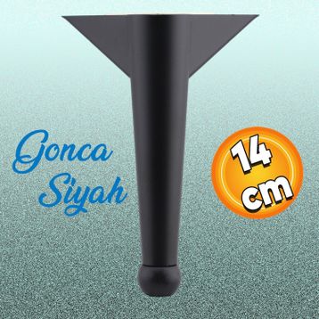 Badem10 Gonca Lüks Mobilya Kanepe Sehpa Tv Ünitesi Koltuk Ayağı 14 cm Krom Renk Baza Ayak