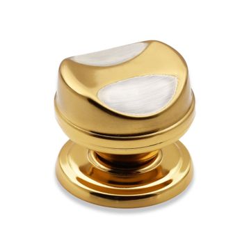 Badem10 Gülkumru Albrifin Saten Kapı Tokmağı Topuzu Kolu Metal Tokmak