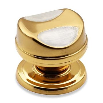 Badem10 Gülkumru Albrifin Saten Kapı Tokmağı Topuzu Kolu Metal Tokmak