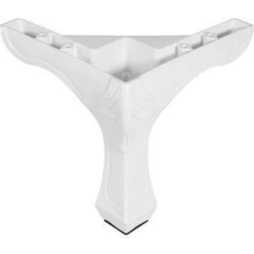 Badem10 Kanepe Koltuk Masa Beyaz 10 cm Puf Sehpa Baza Ayağı