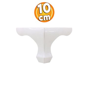 Badem10 Kanepe Koltuk Masa Beyaz 10 cm Puf Sehpa Baza Ayağı