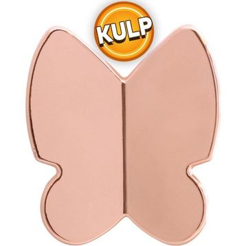 Badem10 Kelebek Çocuk Bebek Genç Odası Çekmece Dolap Kapak Plastik Bakır 32 mm Kulp