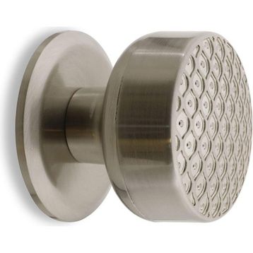 Badem10 Kestila Nikel Saten Kapı Tokmağı Topuzu Kolu Metal Tokmak