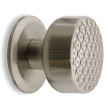 Badem10 Kestila Nikel Saten Kapı Tokmağı Topuzu Kolu Metal Tokmak