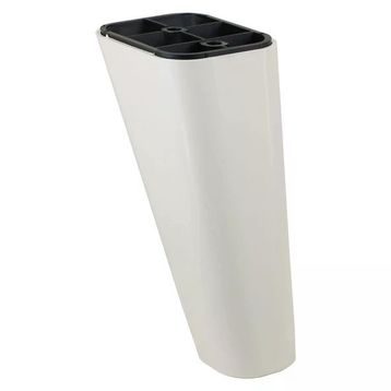 Badem10 Linden Lüks 14 cm Krem Oval Baza Mobilya Kanepe Sehpa TV Ünitesi Koltuk Ayağı