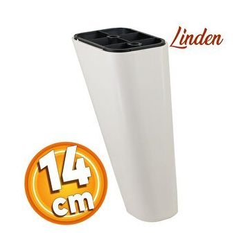 Badem10 Linden Lüks 14 cm Krem Oval Baza Mobilya Kanepe Sehpa TV Ünitesi Koltuk Ayağı