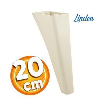 Badem10 Linden Lüks 20 cm Krem Baza Mobilya Kanepe Sehpa TV Ünitesi Koltuk Ayağı
