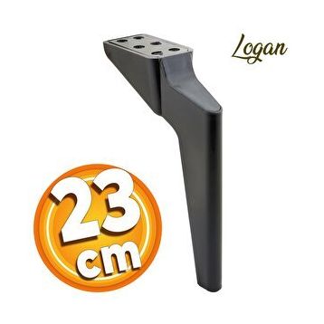 Badem10 Logan Lüks 23 cm Siyah Baza Mobilya Kanepe Sehpa TV Ünitesi Berjer Koltuk Ayağı