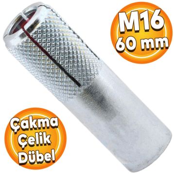 Badem10 M16 Çakma Çelik Dübel