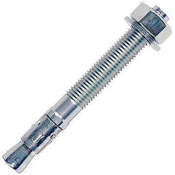 Badem10 M20x180 mm Klipsli Çelik Dübel