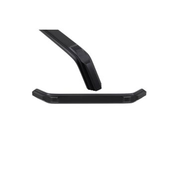 Badem10 Mat Siyah Metal 320 mm Mobilya Dolap Kapak Çekmece Kulpu