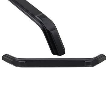 Badem10 Mat Siyah Metal 320 mm Mobilya Dolap Kapak Çekmece Kulpu