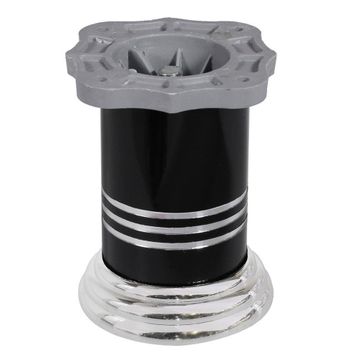 Badem10 Mobilya Kanepe Baza Koltuk Destek Ayağı Ayarlanabilir 10 cm Siyah Metal Ayak