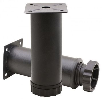 Badem10 Mobilya Kanepe Baza Koltuk Destek Ayağı Ayarlanabilir 10 cm Siyah Metal Ayak
