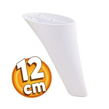 Badem10 Mobilya Kanepe Baza Koltuk Destek Ayağı Ayarlanabilir 12 cm Beyaz Metal Ayak