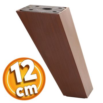 Badem10 Mobilya Kanepe Baza Koltuk Destek Ayağı Ayarlanabilir 12 cm Kahverengi Metal Ayak