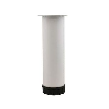 Badem10 Mobilya Kanepe Baza Koltuk Destek Ayağı Ayarlanabilir 15 cm Beyaz Metal Ayak