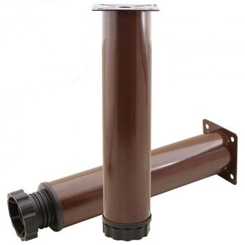 Badem10 Mobilya Kanepe Baza Koltuk Destek Ayağı Ayarlanabilir 20 cm Kahverengi Metal Ayak