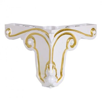 Badem10 Mobilya Kanepe Masa Puf Sehpa 12 cm Beyaz Gold Baza Ayağı
