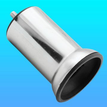 Badem10 Mobilya M8 Civata Krom Metal Ayak 10 cm Metal Kanepe Baza Koltuk Destek Ayağı