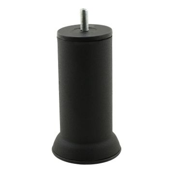 Badem10 Mobilya M8 Civata Siyah Metal 12 cm Metal Kanepe Baza Koltuk Destek Ayağı