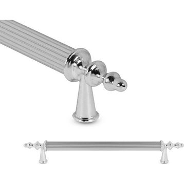 Badem10 Ovacık Çekmece Dolap Kapak Kulpu 128 mm Mat Siyah Metal 128mm Kulp