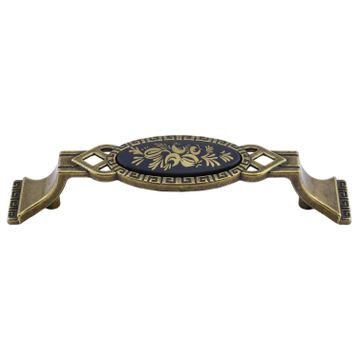 Badem10 Palmira Mutfak Dolabı Çekmece Dolap Kapak Antik Sarı 96 mm Metal Kulp