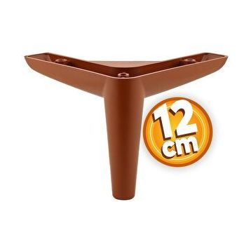 Badem10 Piko Lüks 12 cm Kahverengi Baza Mobilya Kanepe Sehpa TV Ünitesi Koltuk Ayağı